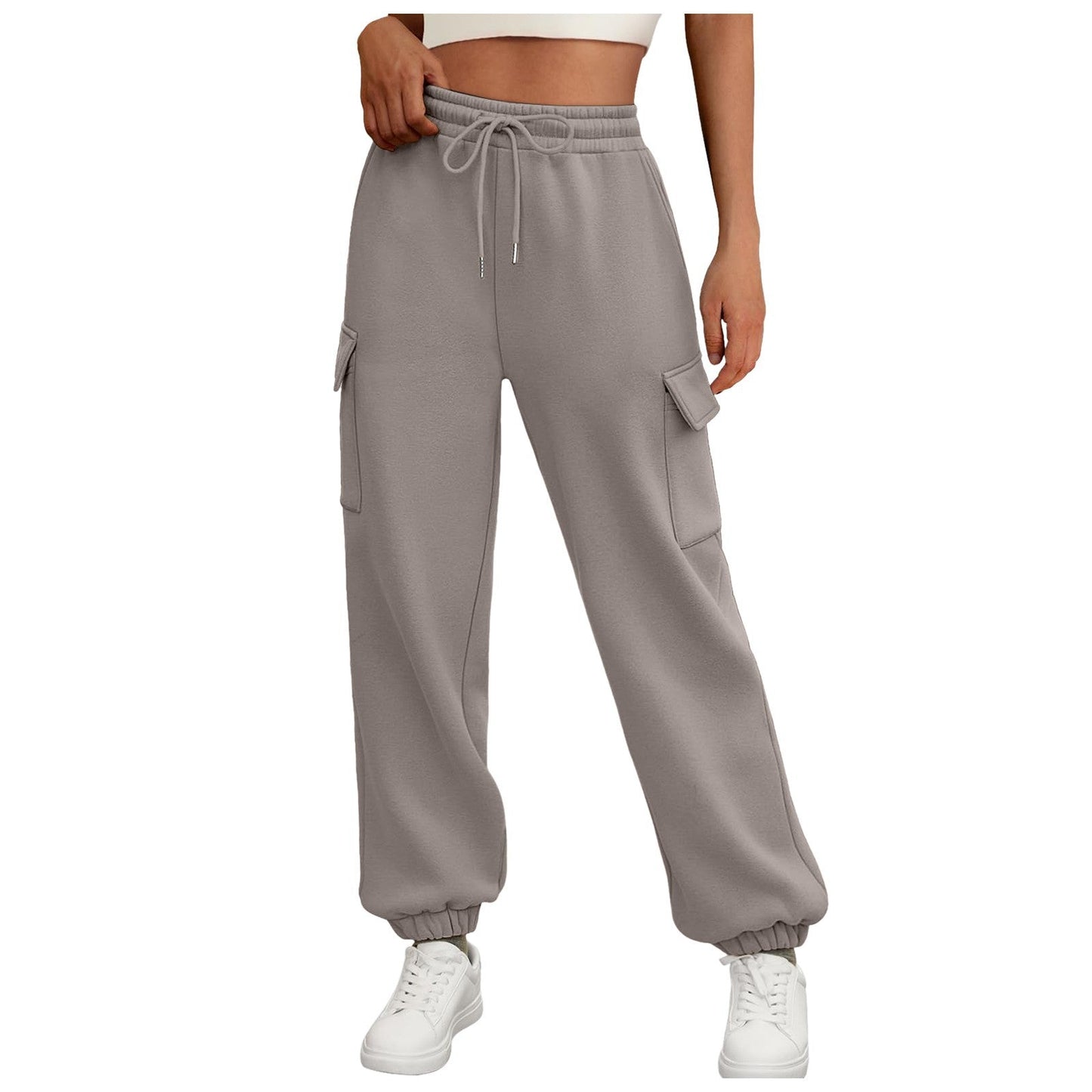 FleeceJogger — Women's Fleece-Lined High-Waist Baggy Sweatpants - Undefyning Lynes