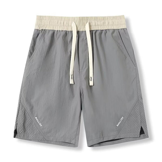 Nylon Short — Men's Loose Straight-Cut Lightweight Sweat Shorts - Undefyning Lynes
