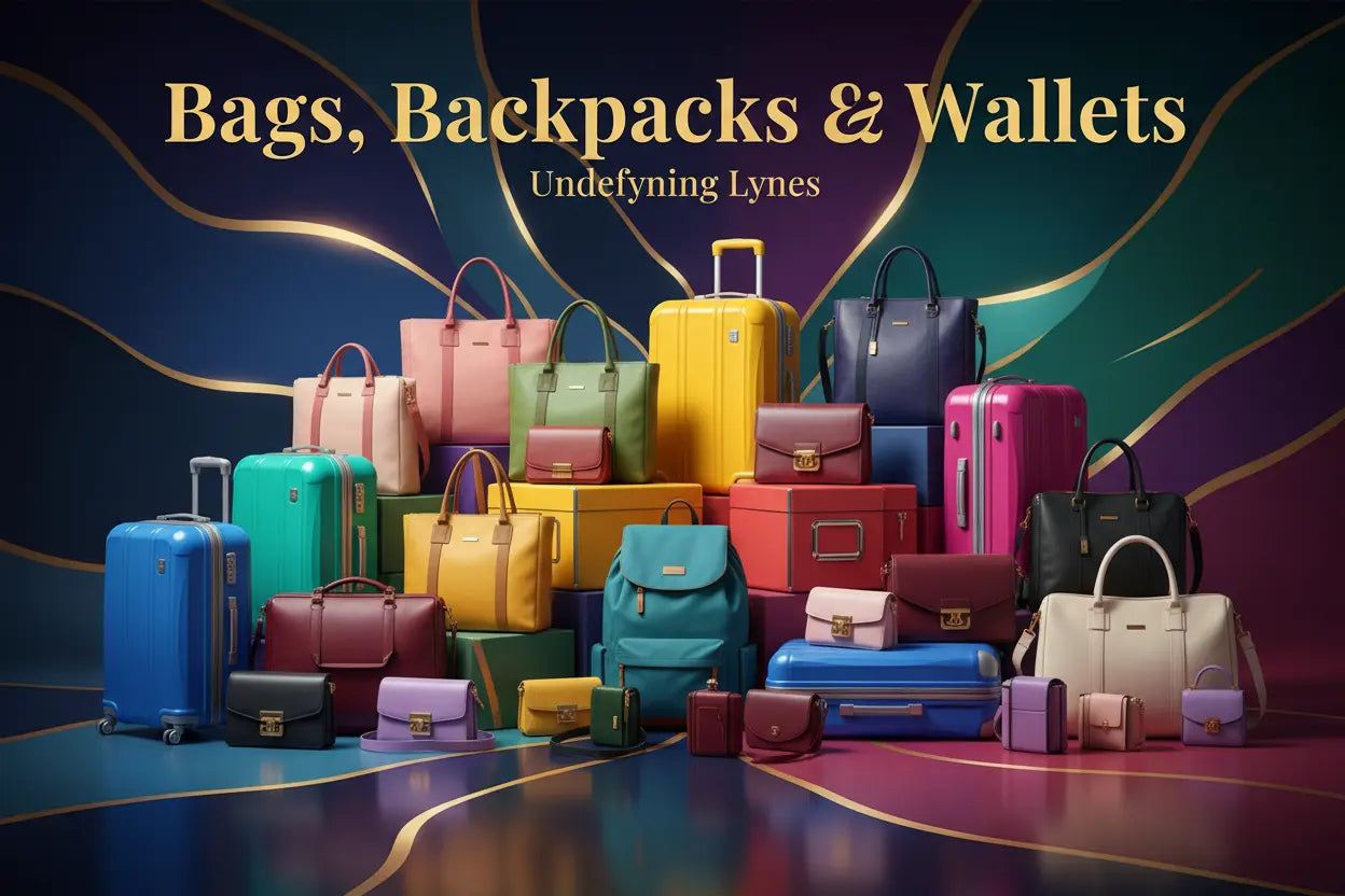 Bags, Backpacks & Wallets — Colorful & Diverse