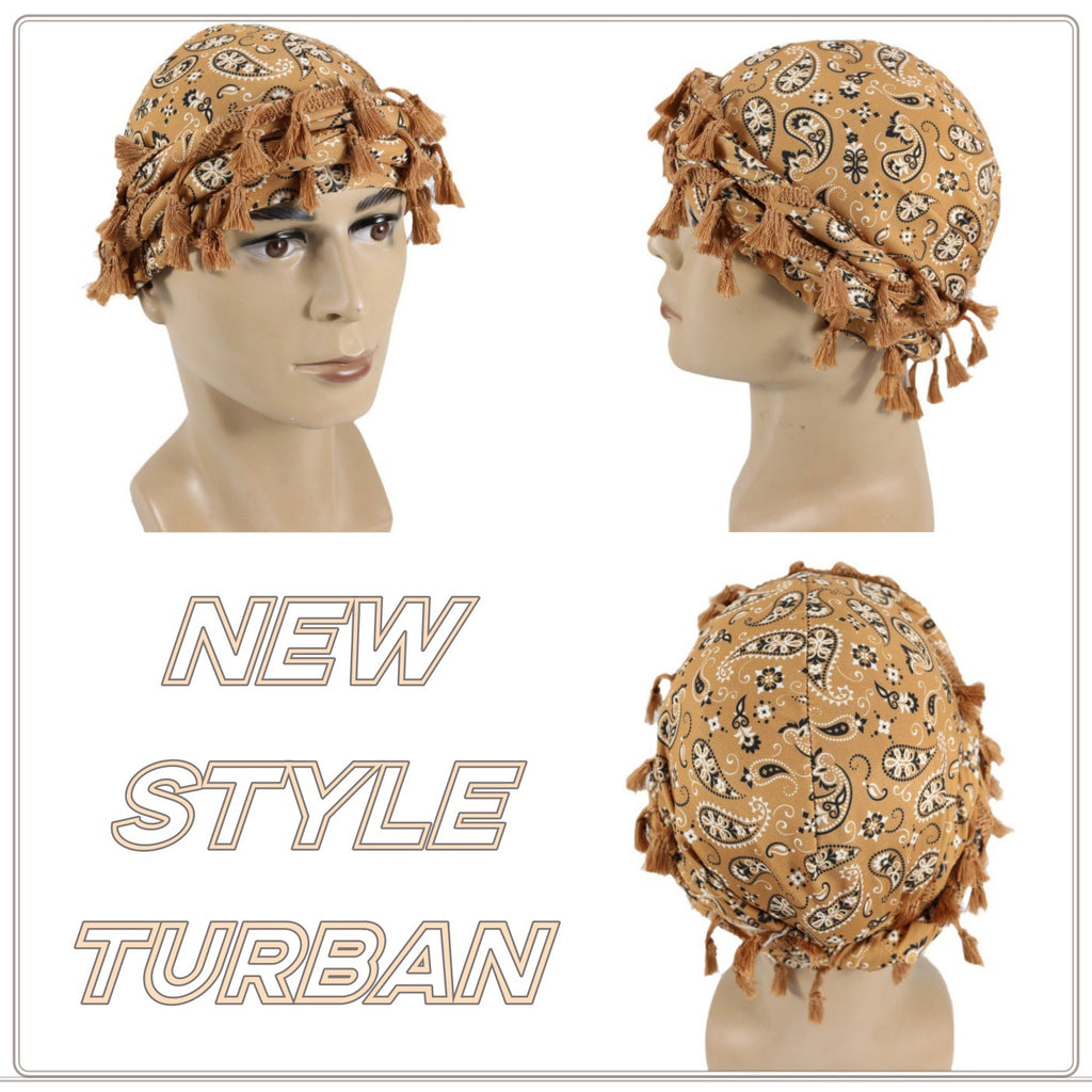 Paisley Twist Turban - back view