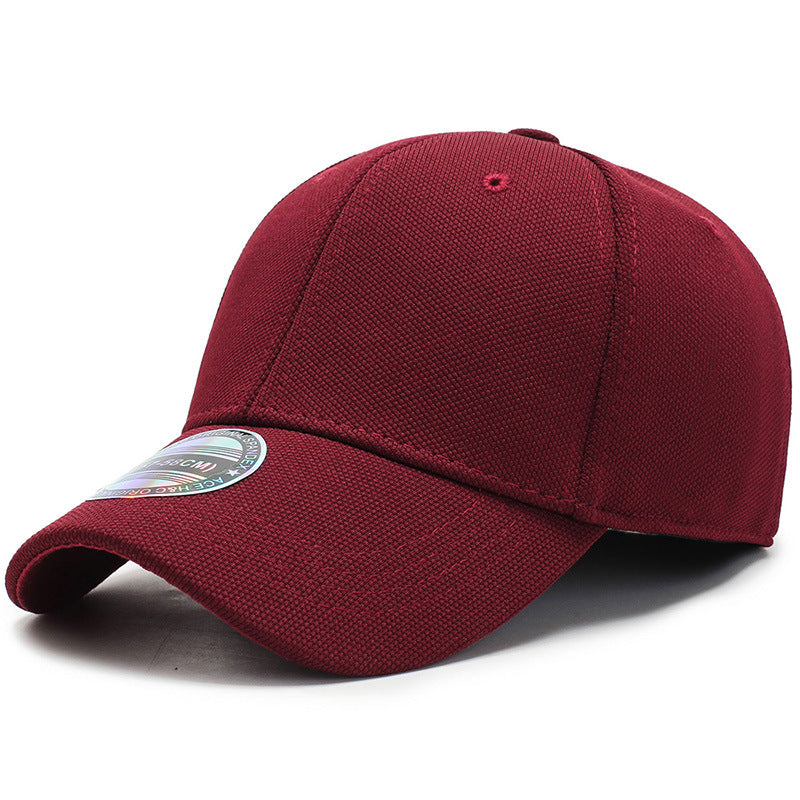 Fitted Stretch Baseball Cap in beige