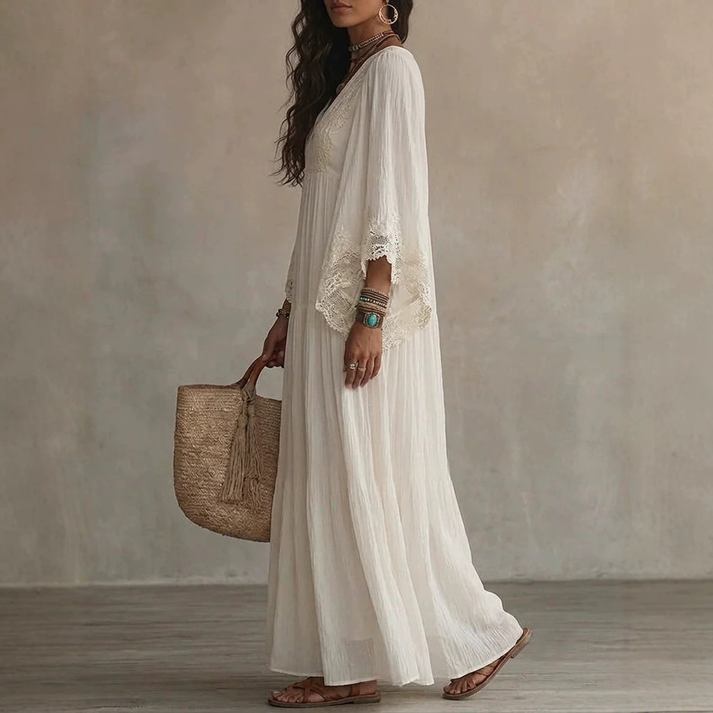 Marbella Flowy Maxi Dress - view 10
