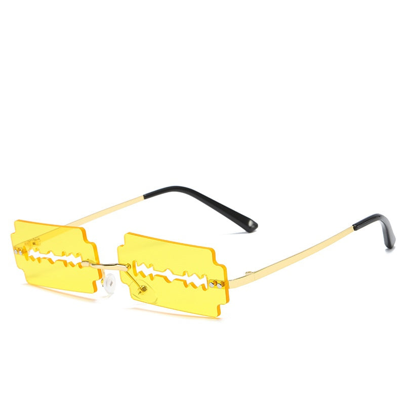 Rimless Metal Sunglasses, lens 6