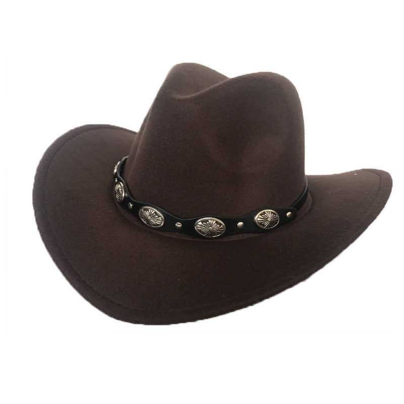 Bell-Crown Western Hat - crown shape detail