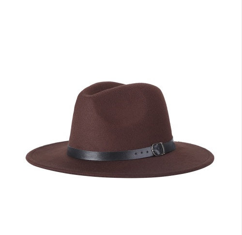 Wool Felt Trilby Hat - back view