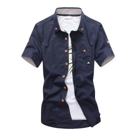 Men's Embroidered Short Sleeve Shirt, Slim Fit — embroidery detail — Undefyning Lynes (3 of 10)