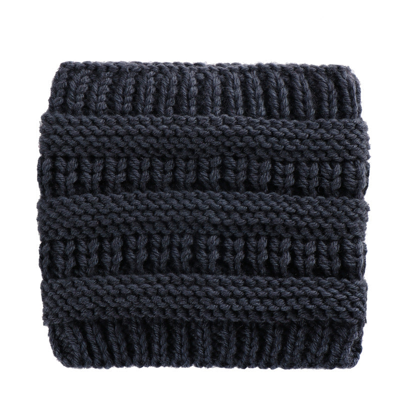 Crochet Ponytail Headwrap - crochet texture close-up