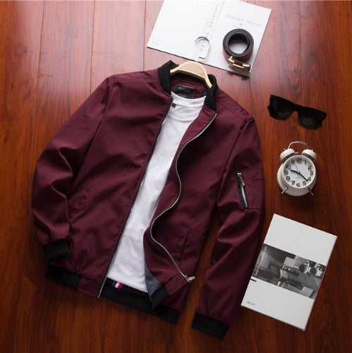Men's Varsity Baseball Jacket — front view — Undefyning Lynes (1 of 10)