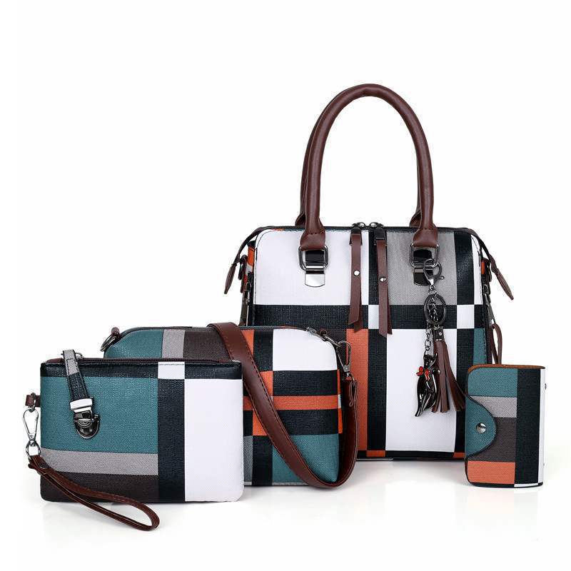 Plaid Luxury Handbag — front view — Undefyning Lynes (1 of 5)