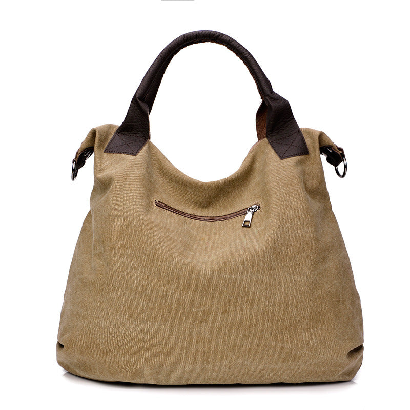 Wanderlust Canvas Crossbody - interior organization