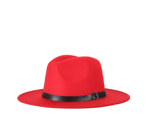 Wool Felt Trilby Hat - front view