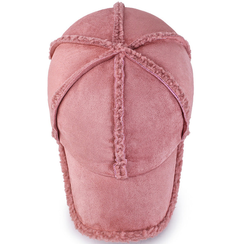 Broken-Edge Peaked Cap in yellow