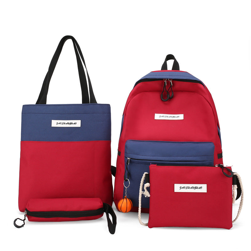 Women's 4-Piece Canvas Backpack Set — worn view — Undefyning Lynes (5 of 9)