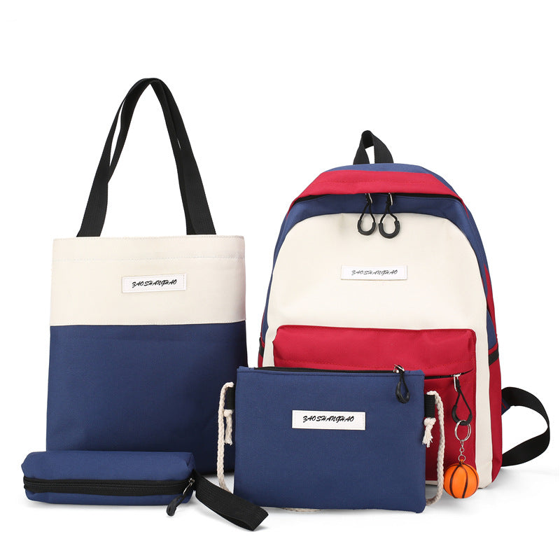 Women's 4-Piece Canvas Backpack Set — interior view — Undefyning Lynes (4 of 9)