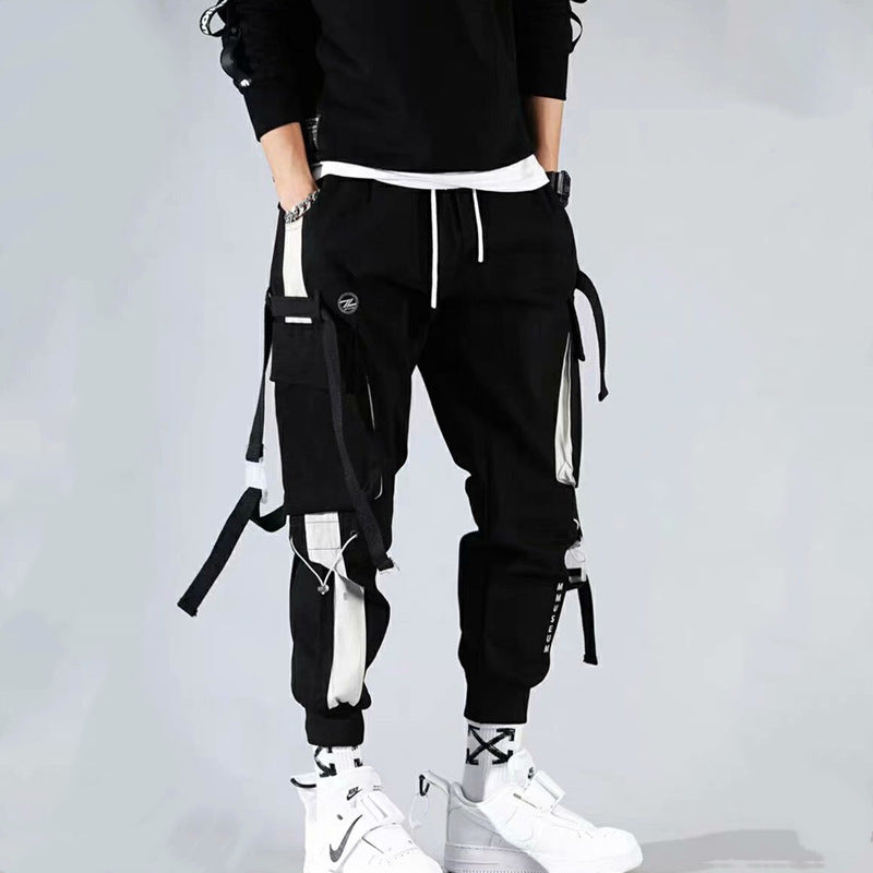 Tapered-Cuff Cargo Pants - worn on model