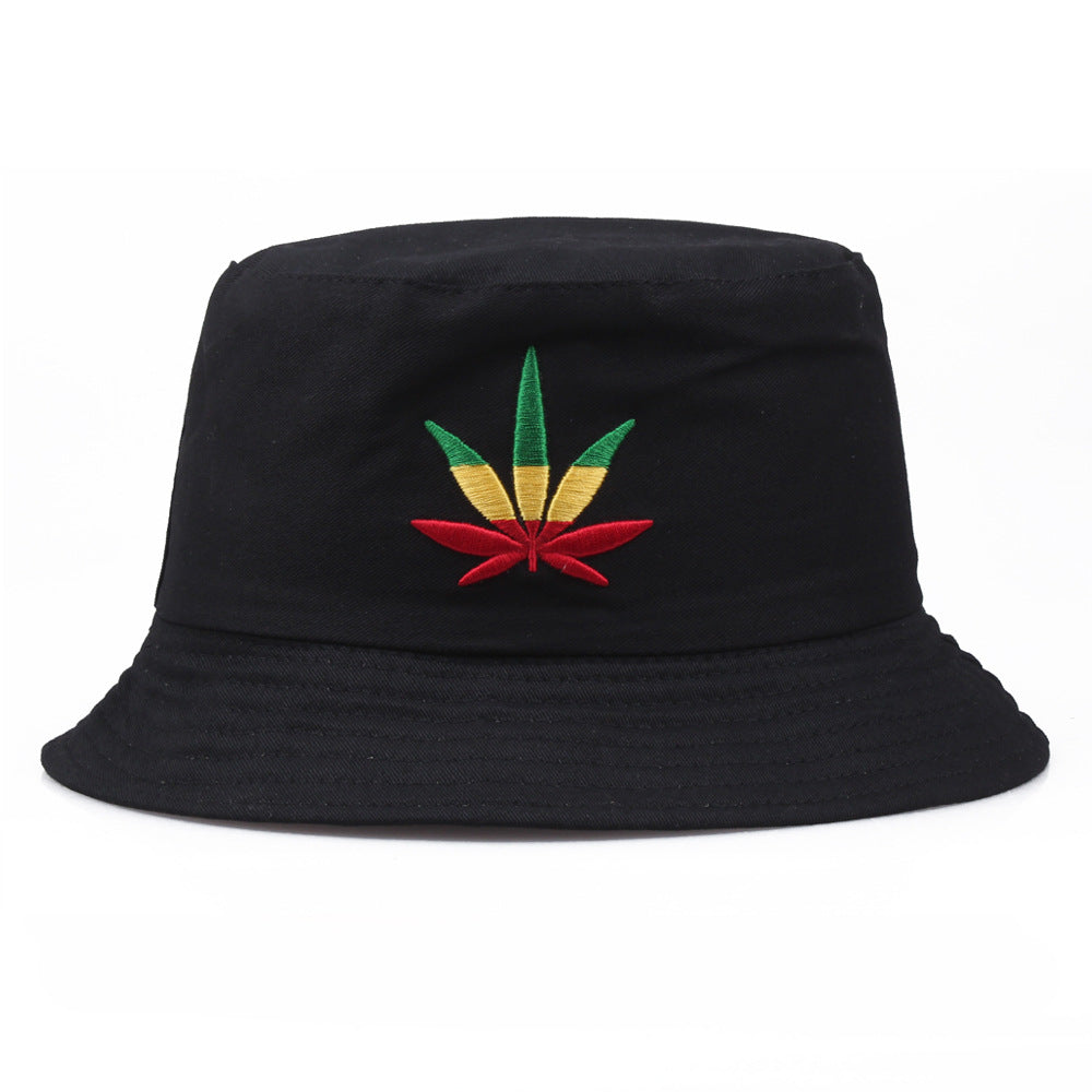 Cartoon Embroidered Bucket Hat - front view