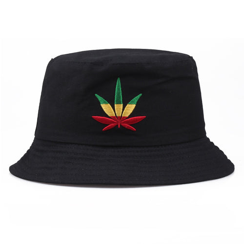 Cartoon Embroidered Bucket Hat - front view