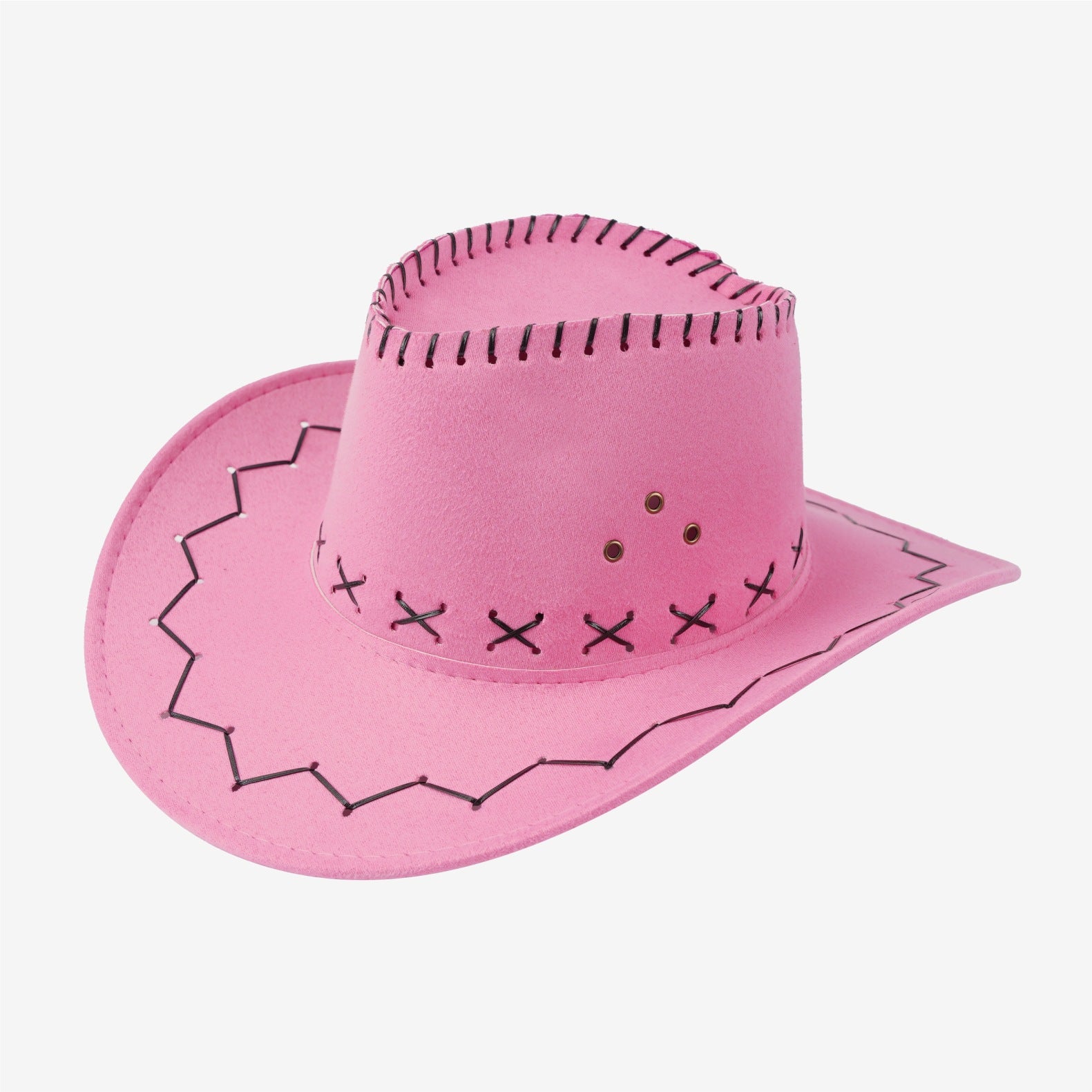Wide-Brim Western Felt Hat — lifestyle detail shot