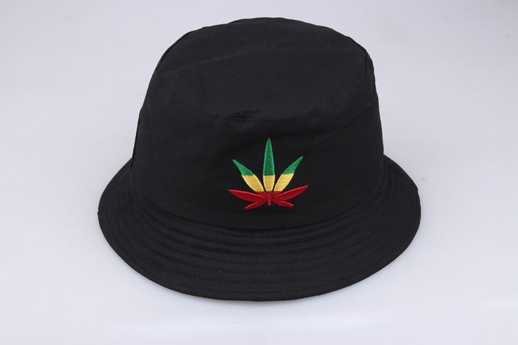 Cartoon Embroidered Bucket Hat - side profile