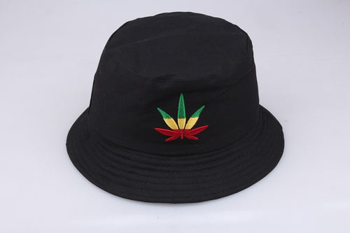 Cartoon Embroidered Bucket Hat - side profile