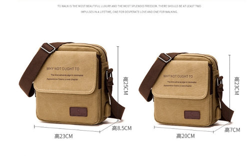 Canvas Shoulder Bag — side view — Undefyning Lynes (2 of 9)