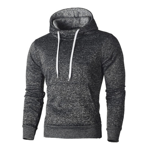 Undefyning Lynes Men's Fleece Pullover Hoodie - front view, dark grey