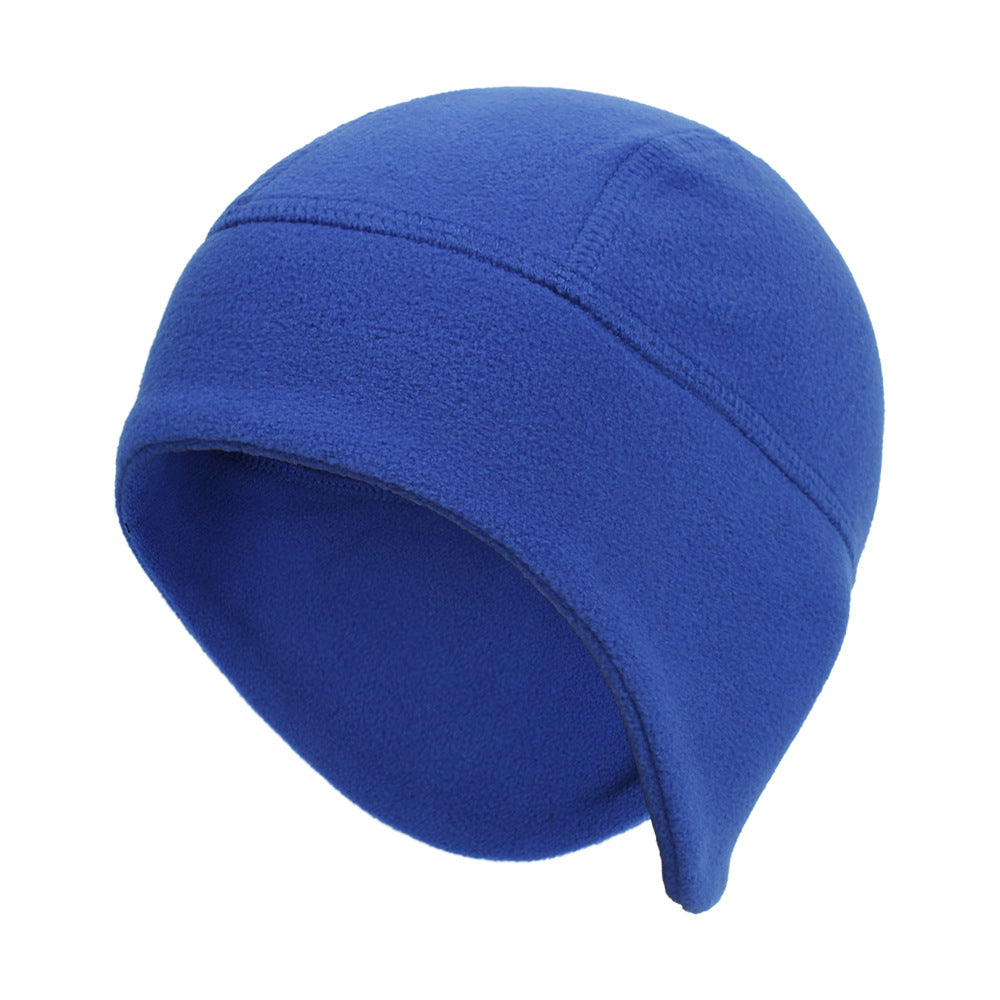 Windproof Plush Cycling Cap worn, styled view — Undefyning Lynes (4 of 9)