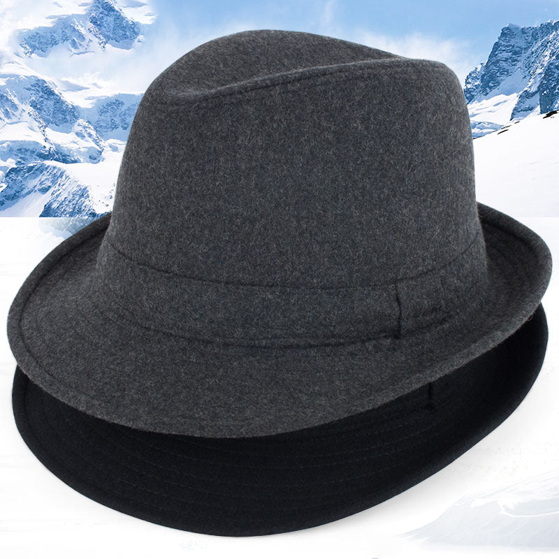 Wool Felt Top Hat — front view
