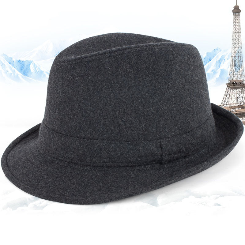 Wool Felt Top Hat — worn on model
