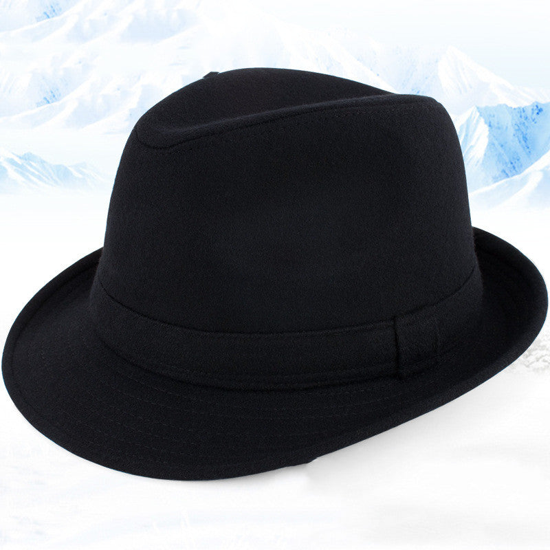 Wool Felt Top Hat — side profile