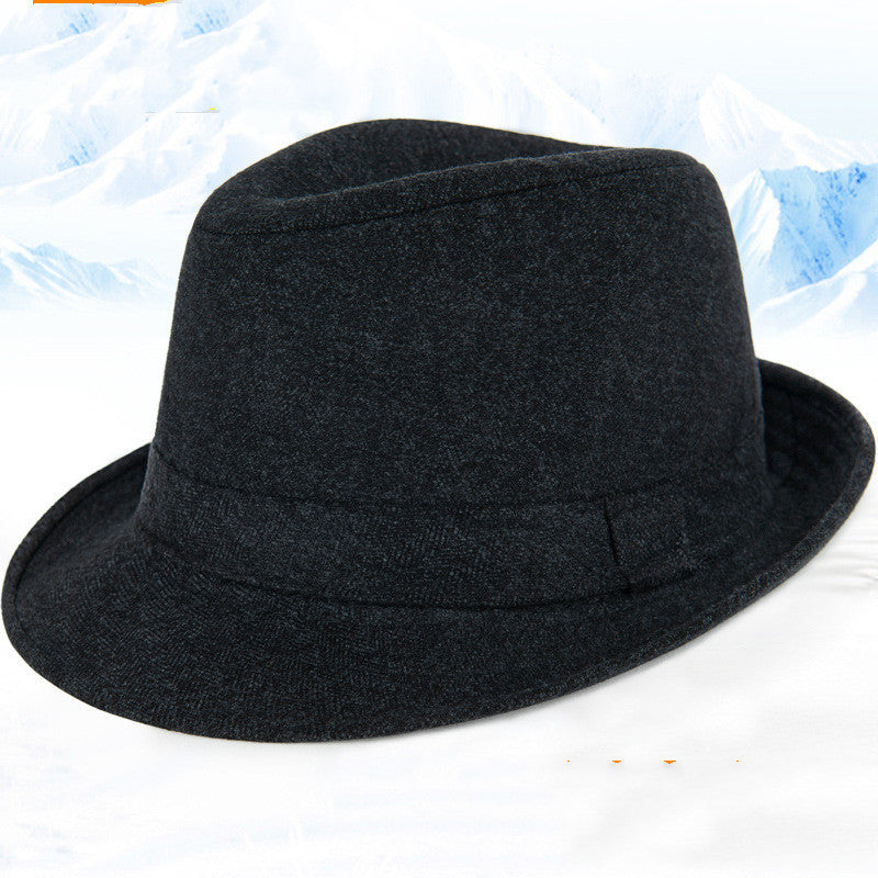 Wool Felt Top Hat — crown detail
