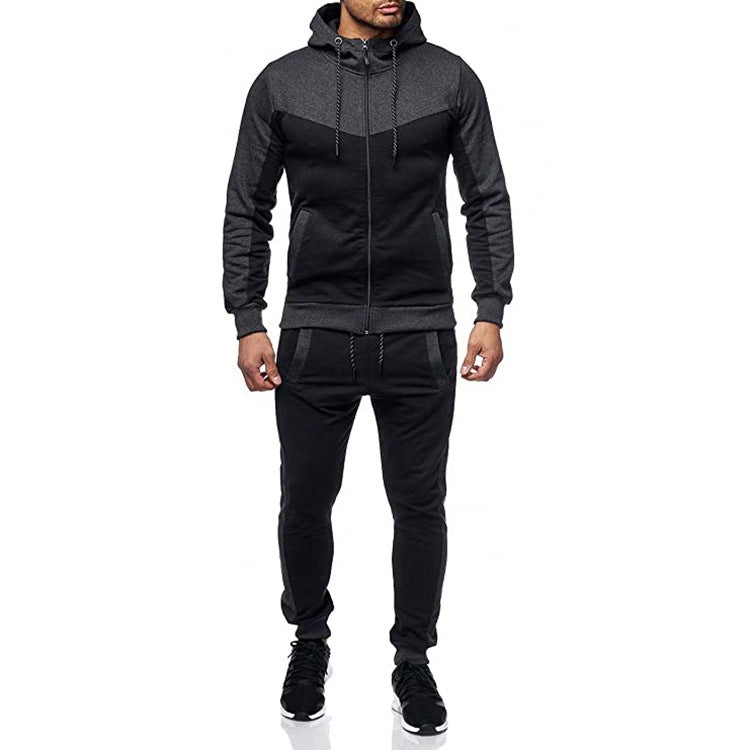 Tracksuit set in red against a plain background