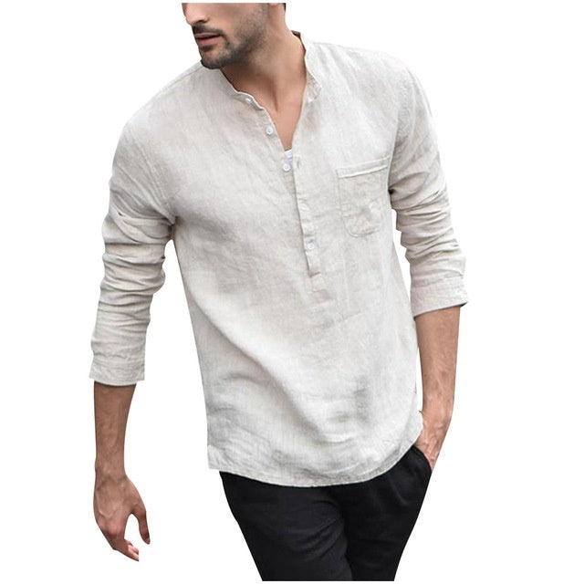 Men's Plaid Collar Shirt worn, styled view — Undefyning Lynes (4 of 6)