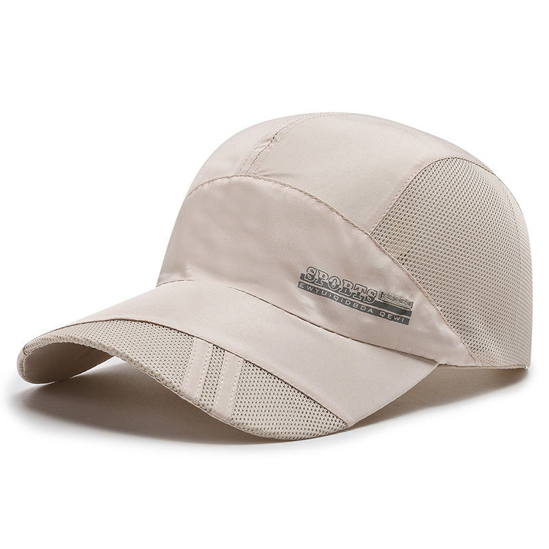 Curved-Brim Quick-Dry Cap - front view