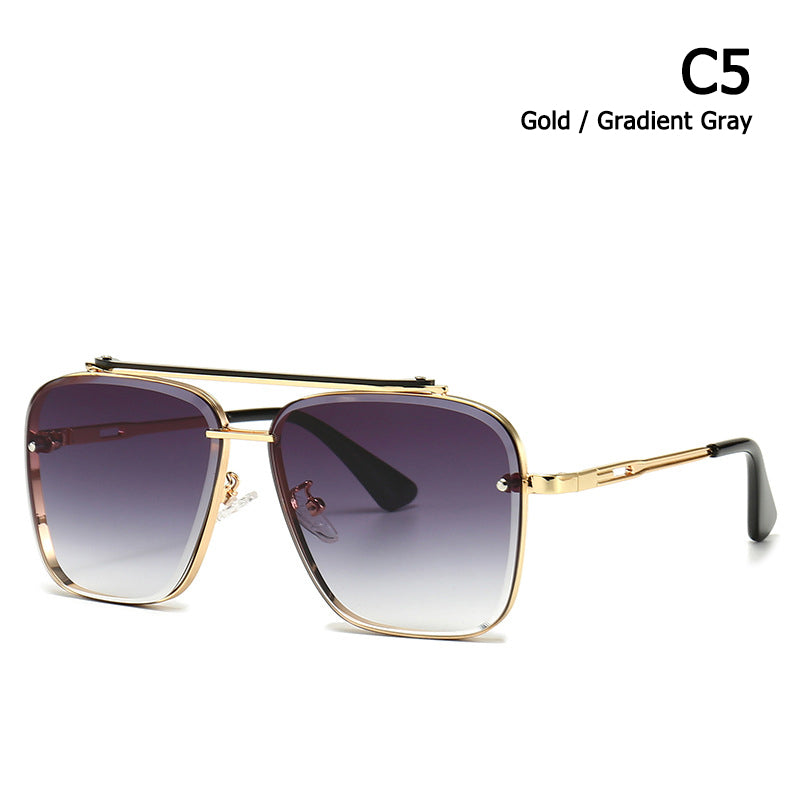 Retro Square Frame Sunglasses - color options