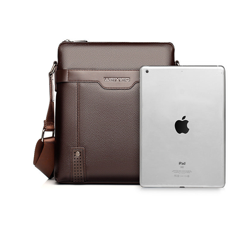 Men's Casual Shoulder Bag — worn view — Undefyning Lynes (4 of 5)