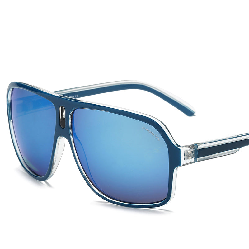 Retro Round-Square Sunglasses - side profile