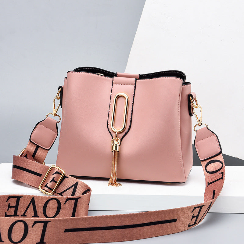 Women's Small Shoulder Messenger Bag — side view — Undefyning Lynes (2 of 6)