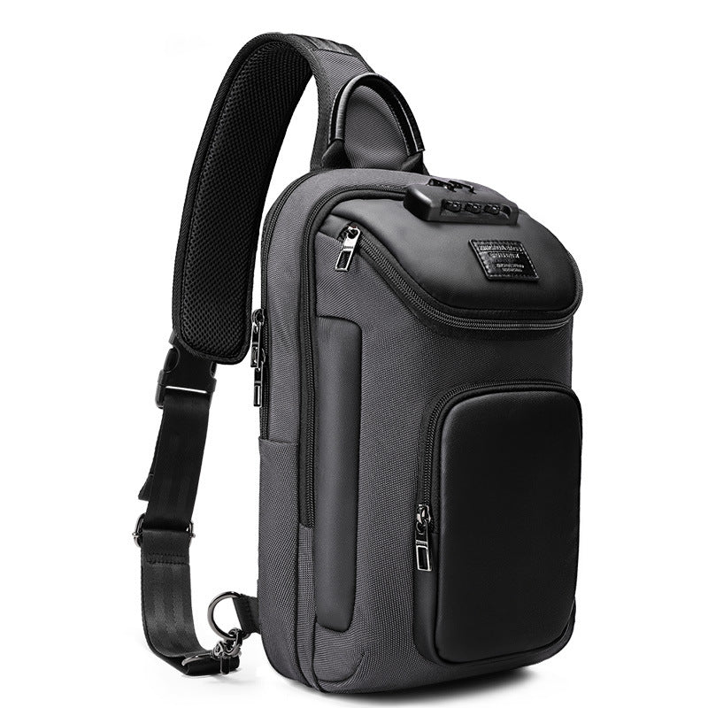 Men's Chest Bag worn, styled view — Undefyning Lynes (3 of 6)
