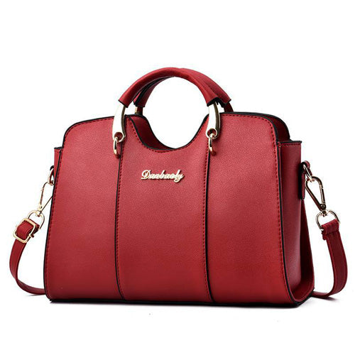 Women's Structured Shoulder Bag — front view — Undefyning Lynes (1 of 7)