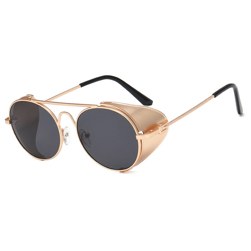 Ironclad Steampunk Sunglasses, round metal frame — Undefyning Lynes (3 of 6)