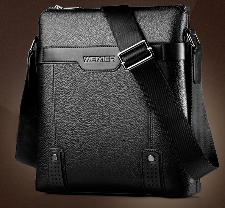 Men's PU Leather Messenger Bag — Brown colorway — Undefyning Lynes (8 of 8)