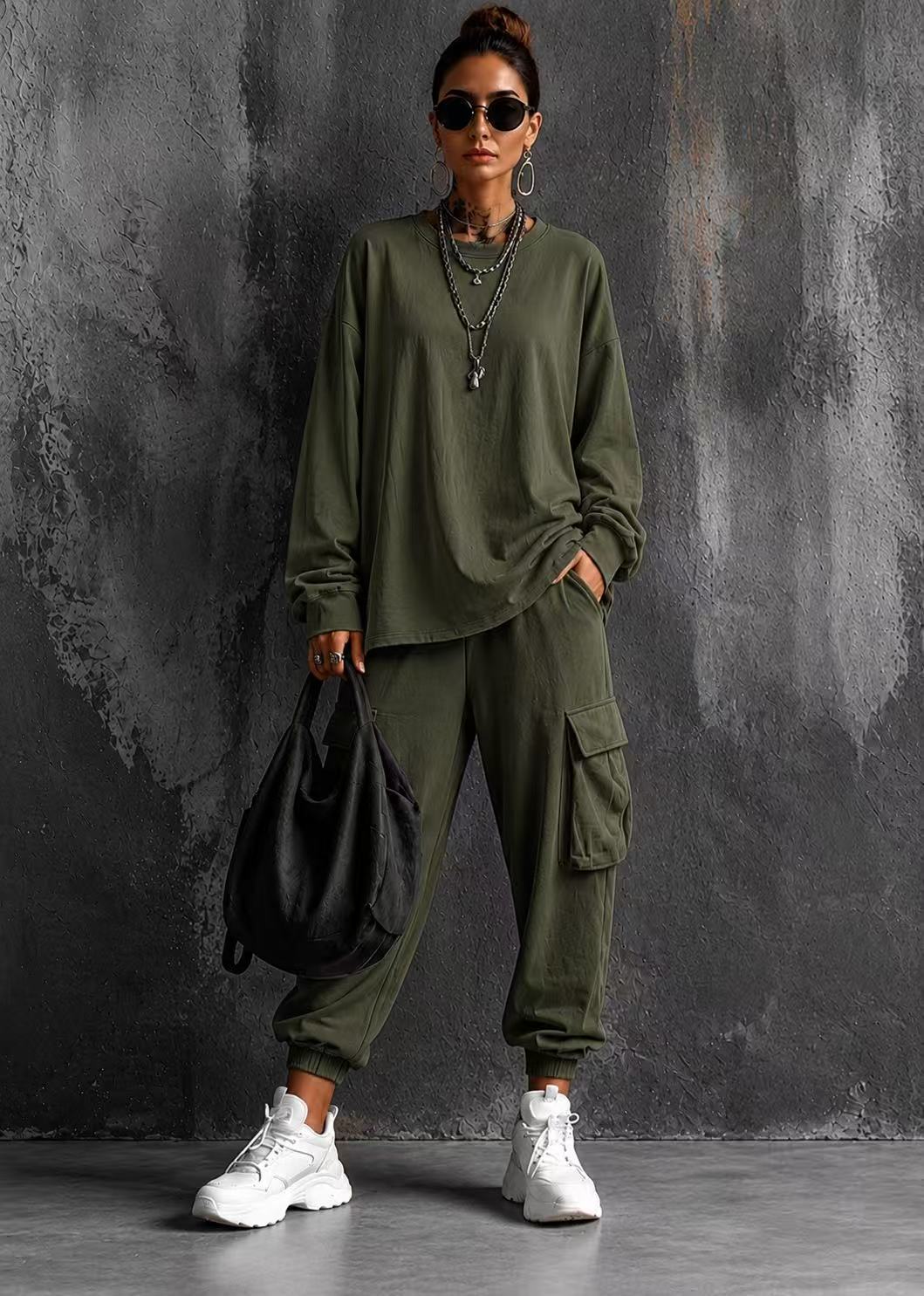 Camille Crop Knit Set - view 2