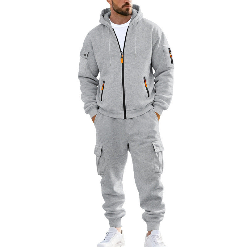 Basecamp Fleece Set in navy blue