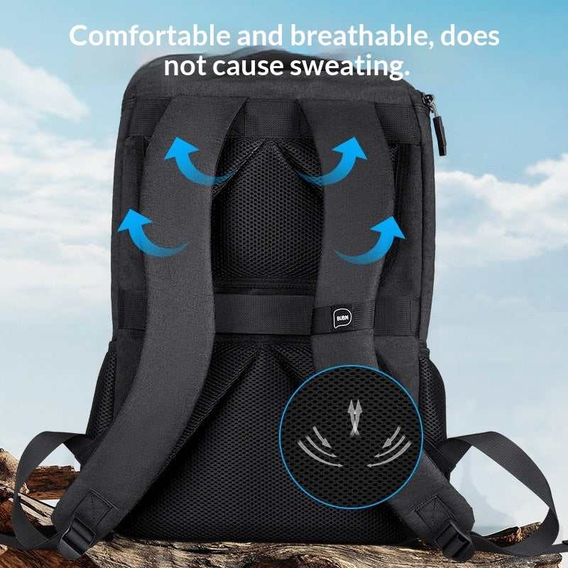 Scratch-Resistant Gaming Backpack - side view