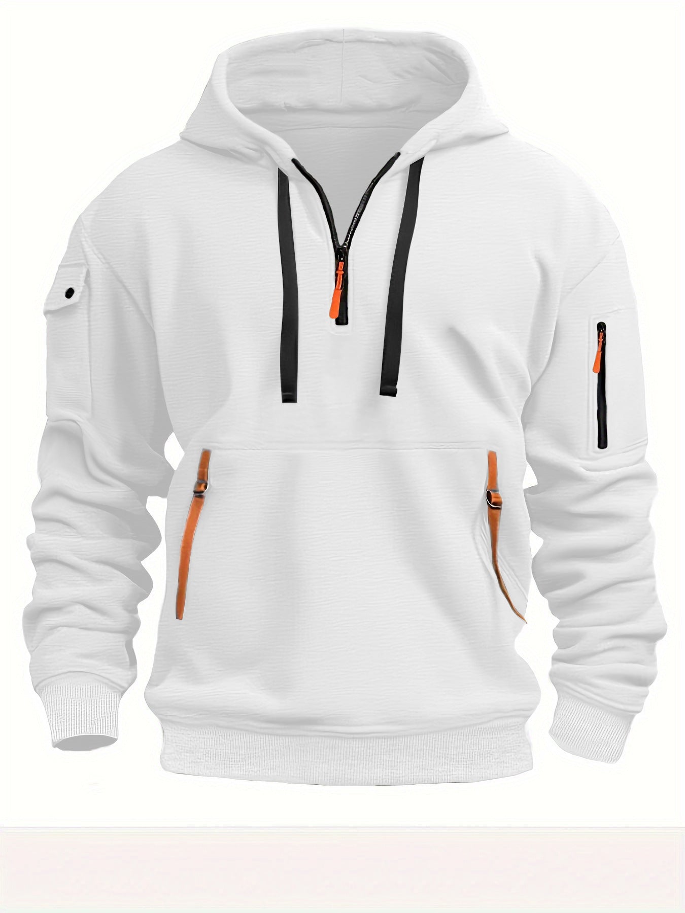 Unisex Dropped Shoulder Pullover Hoodie, Plus Size — back view — Undefyning Lynes (2 of 10)