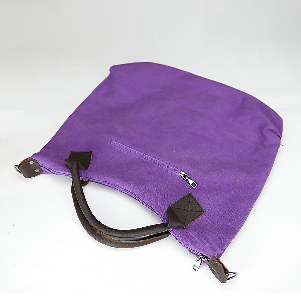 Wanderlust Canvas Crossbody - handle detail