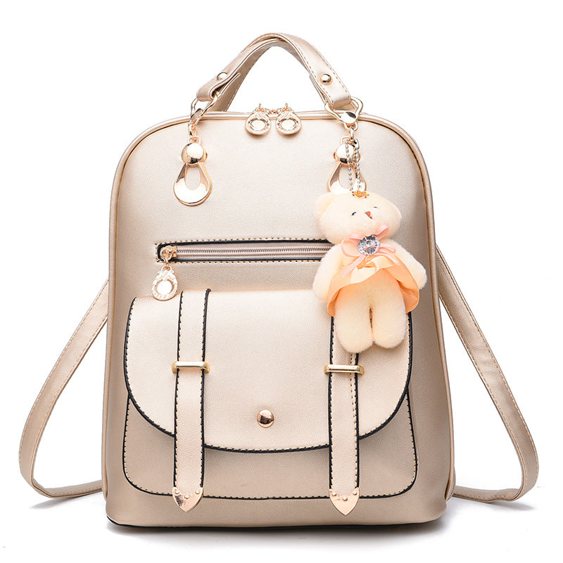 PU Mini Backpack worn, styled view — Undefyning Lynes (3 of 6)