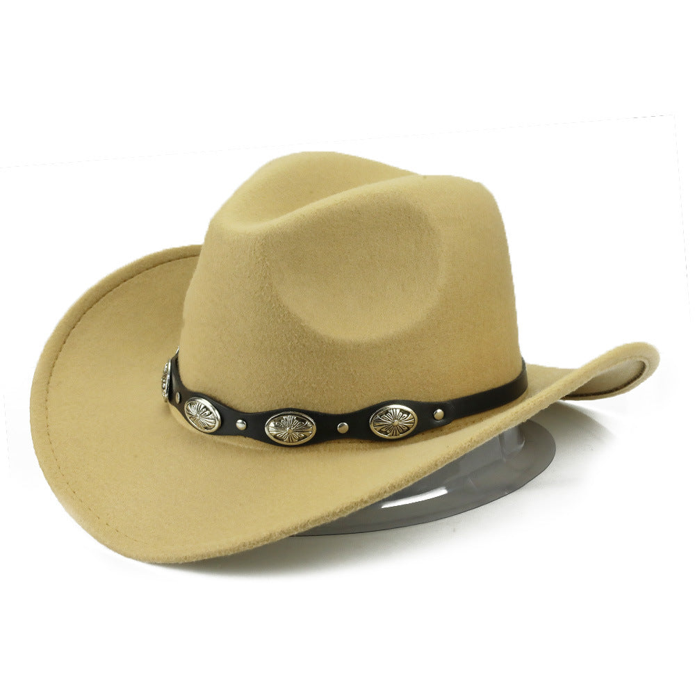 Bell-Crown Western Hat - worn on model