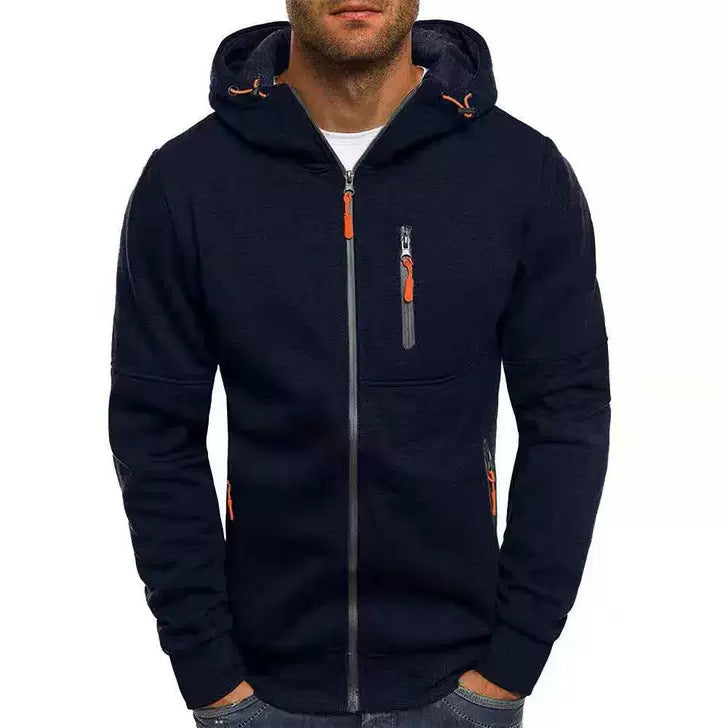 Momentum Zip Hoodie in black